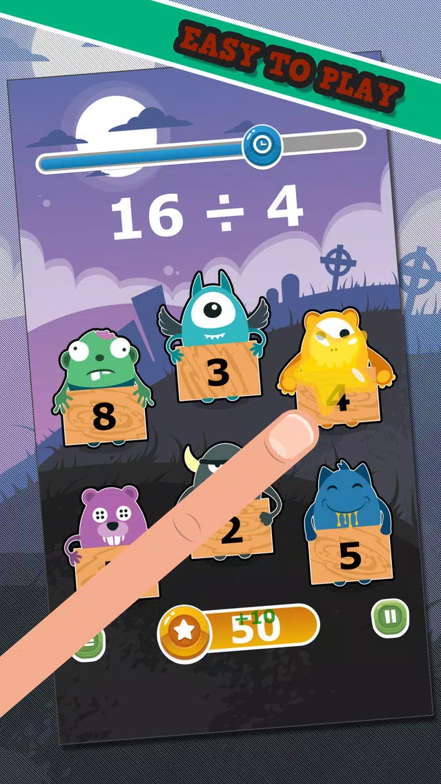 Screenshot di Monster Math - Dividing