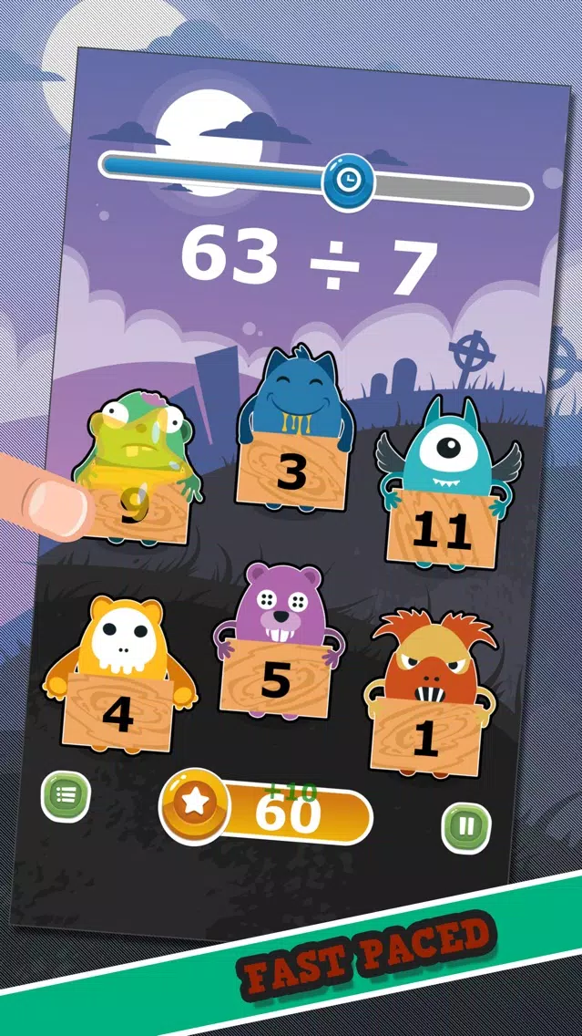 Screenshot di Monster Math - Dividing