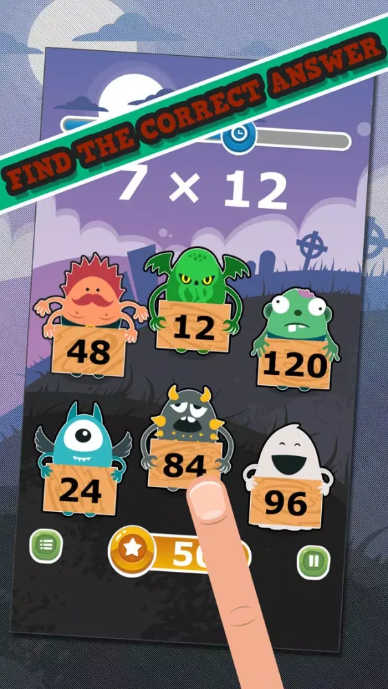 Monster Math - Multiplying Screenshots