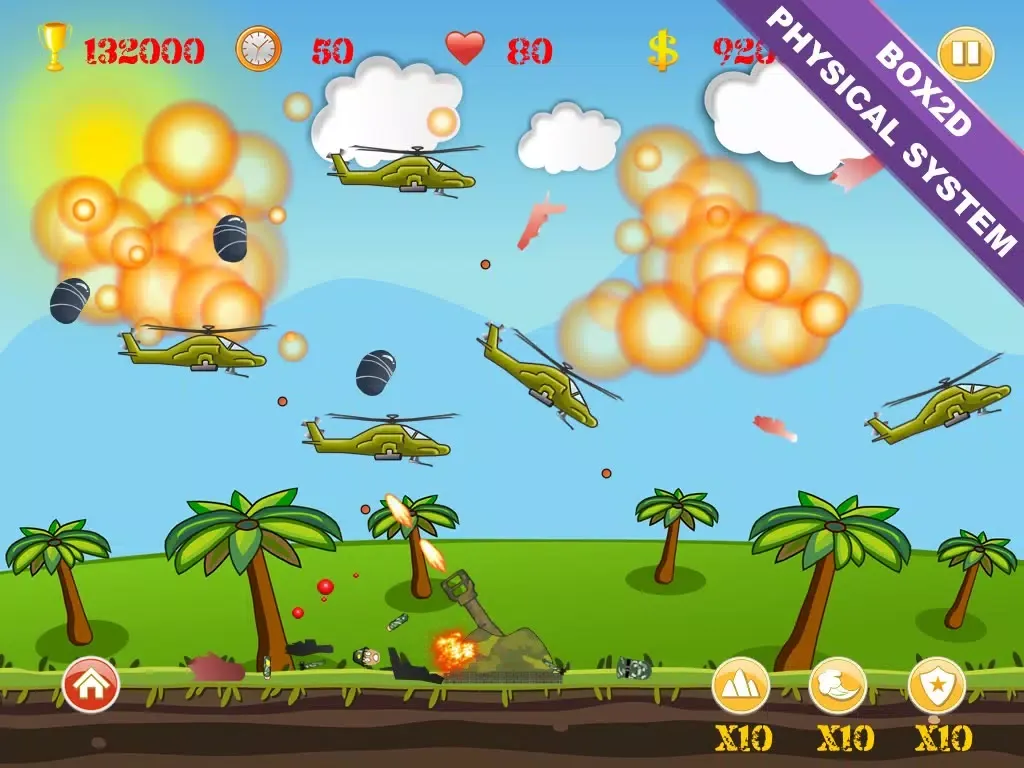 HeliInvasion Free iPad 應用截圖