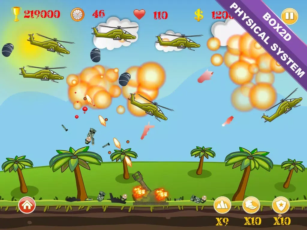 HeliInvasion Free iPad 應用截圖