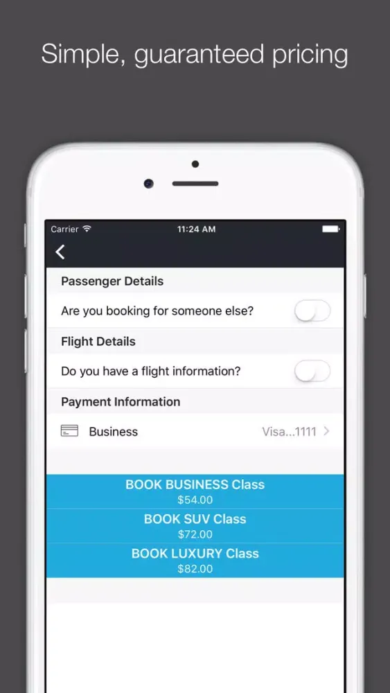 Capturas de tela do Carbon - Personal Transportation For Your Business