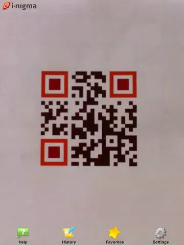 Capturas de pantalla de i-nigma QR Code, Data Matrix and 1D barcode reader iPad 