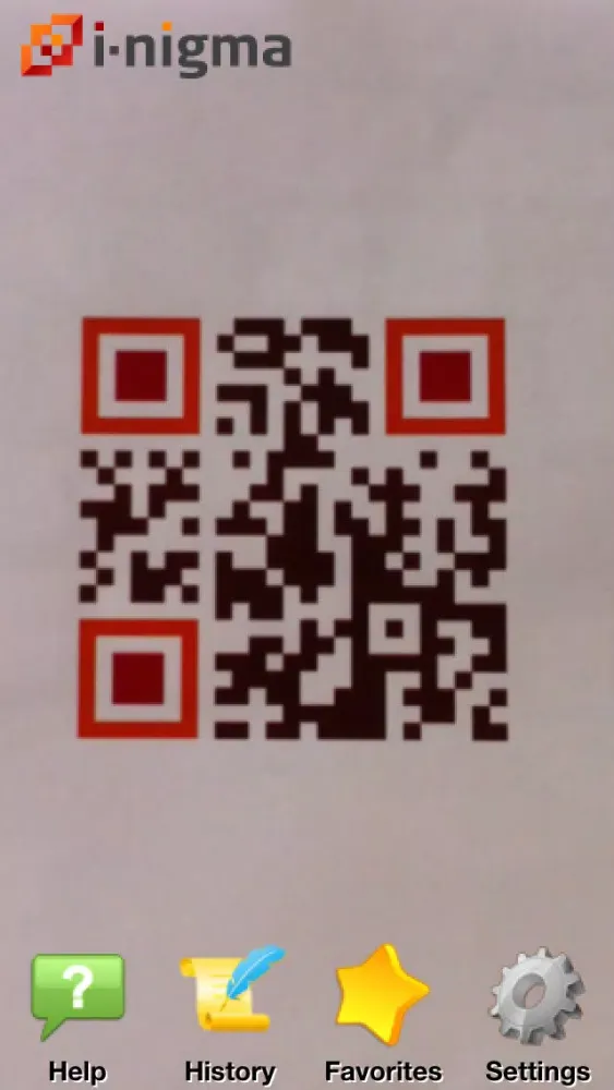 Capturas de pantalla de i-nigma QR Code, Data Matrix and 1D barcode reader