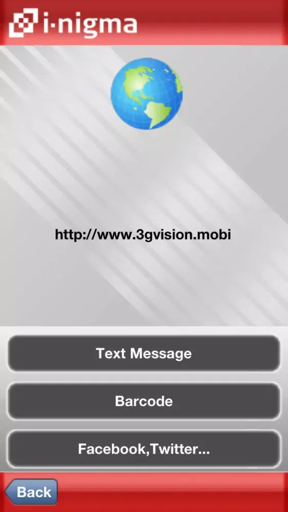 Capturas de pantalla de i-nigma QR Code, Data Matrix and 1D barcode reader