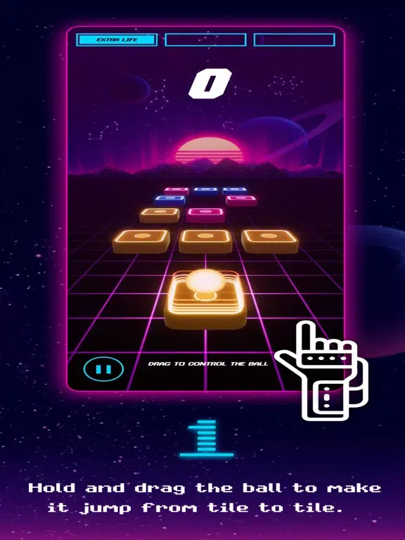 Capturas de pantalla de Bally Jump: 3D ball hop tiles iPad 