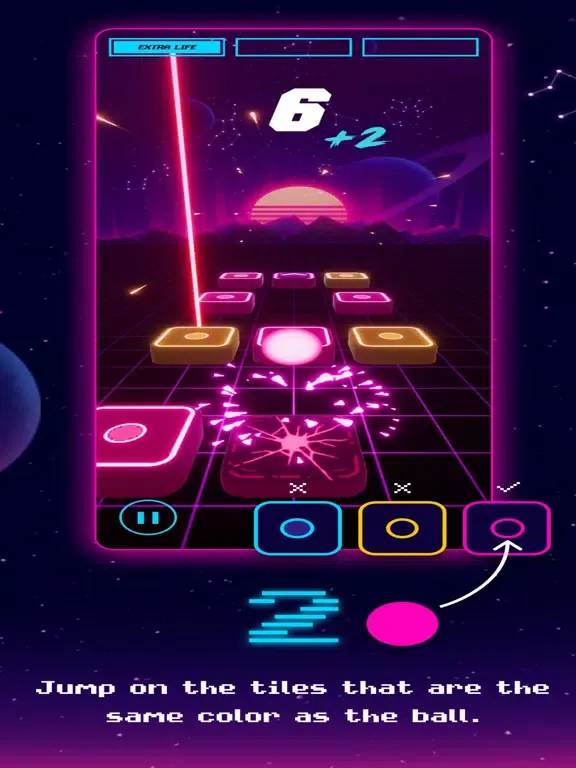 Capturas de pantalla de Bally Jump: 3D ball hop tiles iPad 