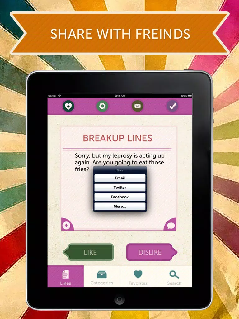 ภาพหน้าจอของ Break Up! iPad 