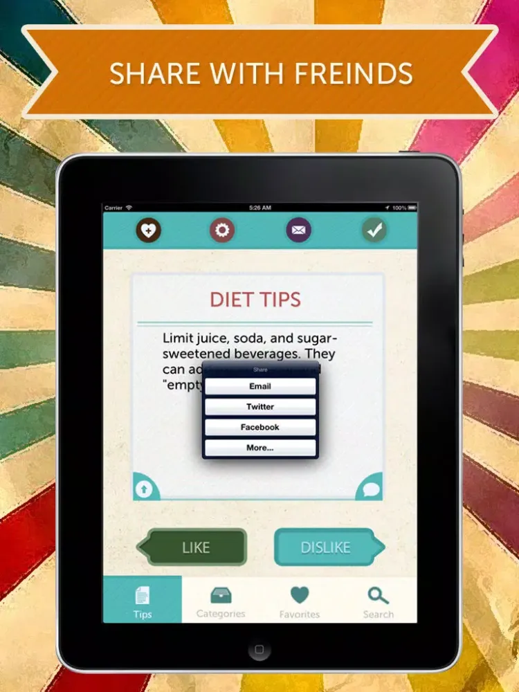 تصاویر Best Diet Tips+ iPad 