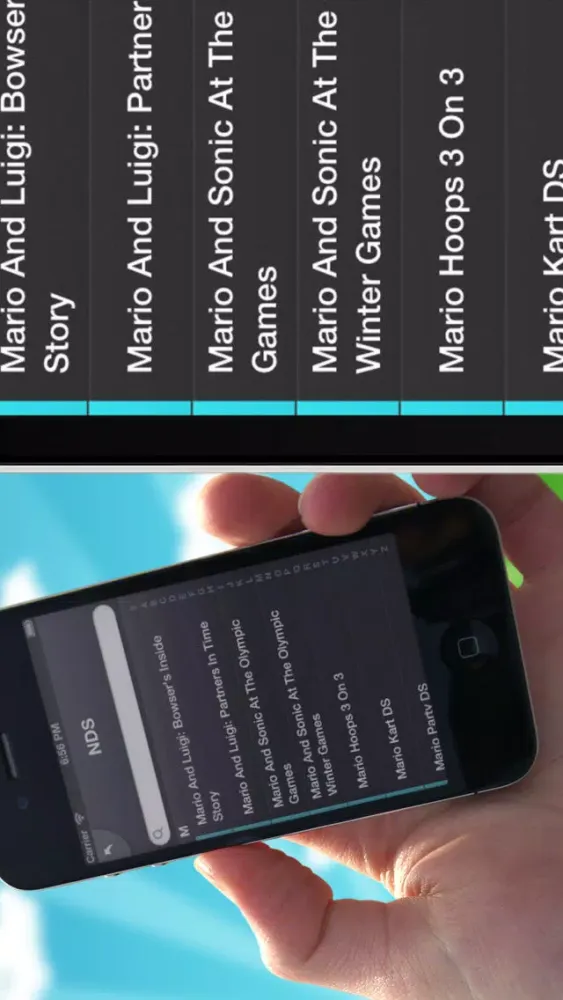 Captures d'écran de Cheats for NDS