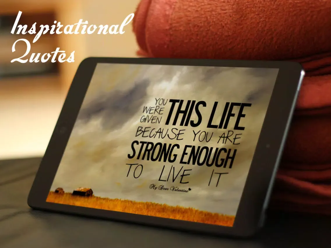 ภาพหน้าจอของ Quotes; iPad 