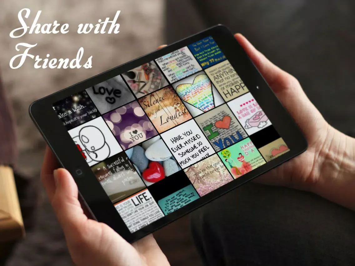 ภาพหน้าจอของ Quotes; iPad 