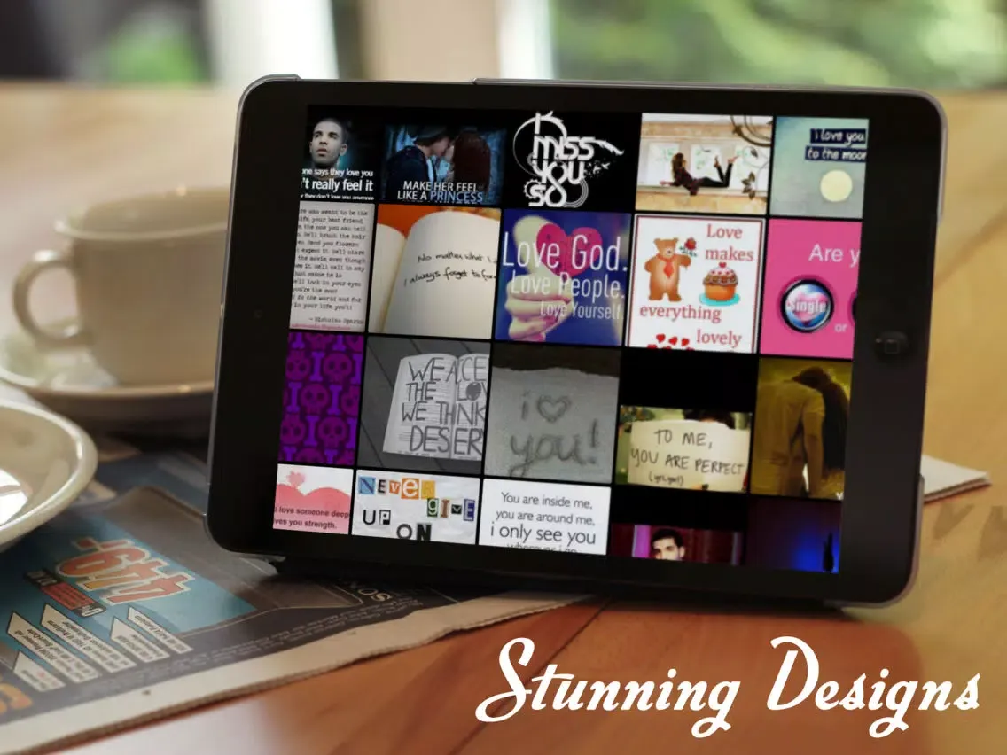 ภาพหน้าจอของ Quotes; iPad 