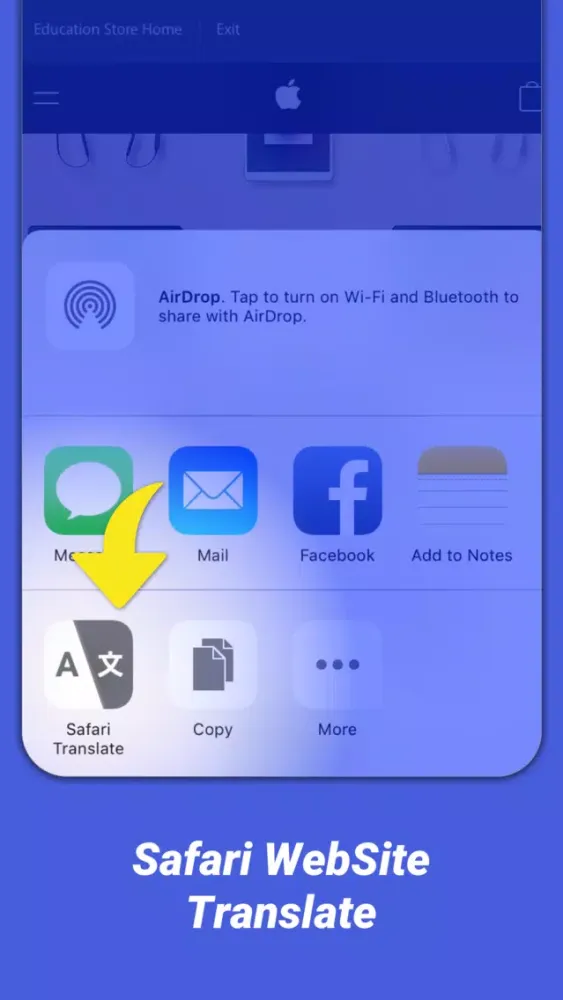 تصاویر Safari Translate Extension - Website & Text