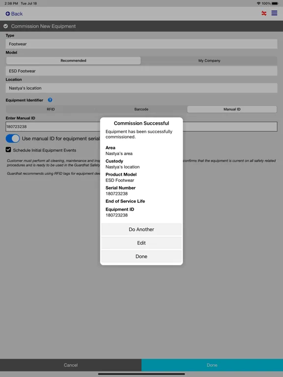 Скриншоты Safety Inspection Manager℠ iPad 