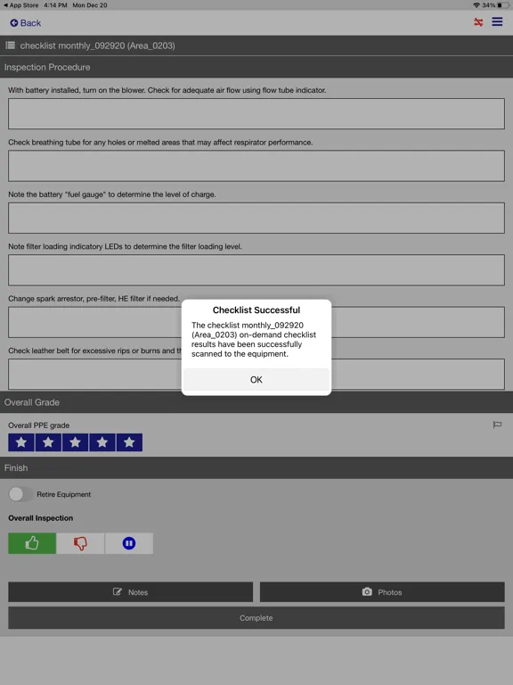 Скриншоты Safety Inspection Manager℠ iPad 