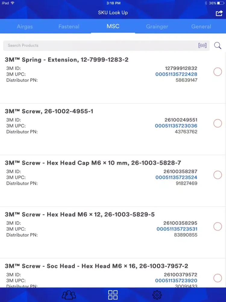 Скриншоты 3M™ Industrial Portal iPad 