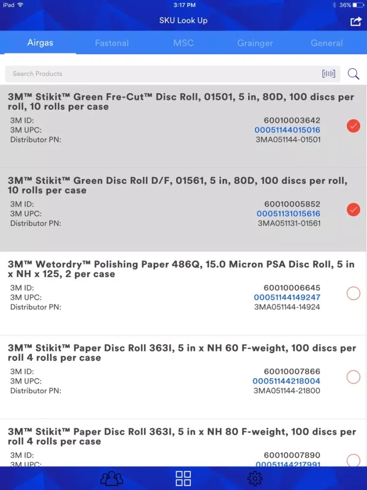 Скриншоты 3M™ Industrial Portal iPad 