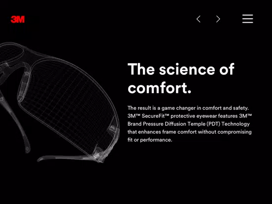 Captures d'écran de 3M™ SecureFit™ Eye Protection iPad 