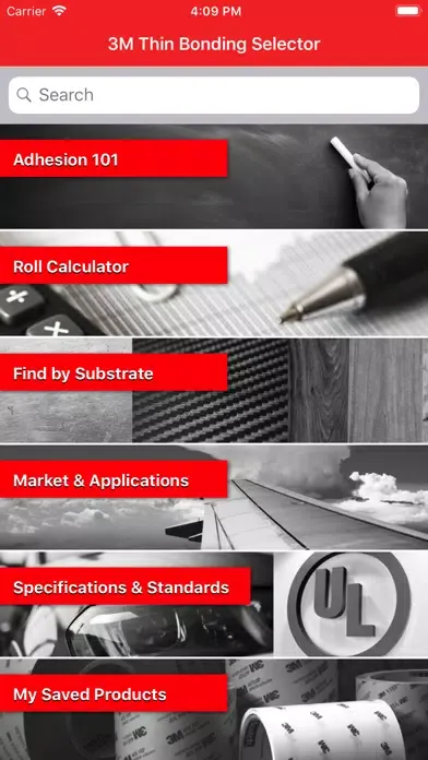 3M Thin Bonding Selector Screenshots