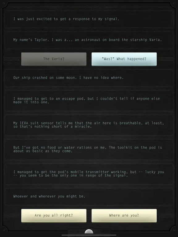Captures d'écran de Lifeline+ iPad 
