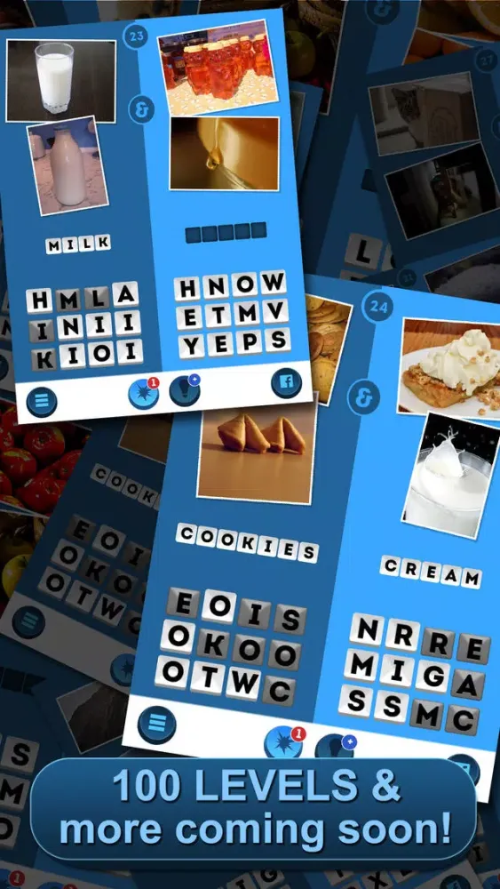 Tangkapan skrin This & That - A Word and Picture Puzzle Game