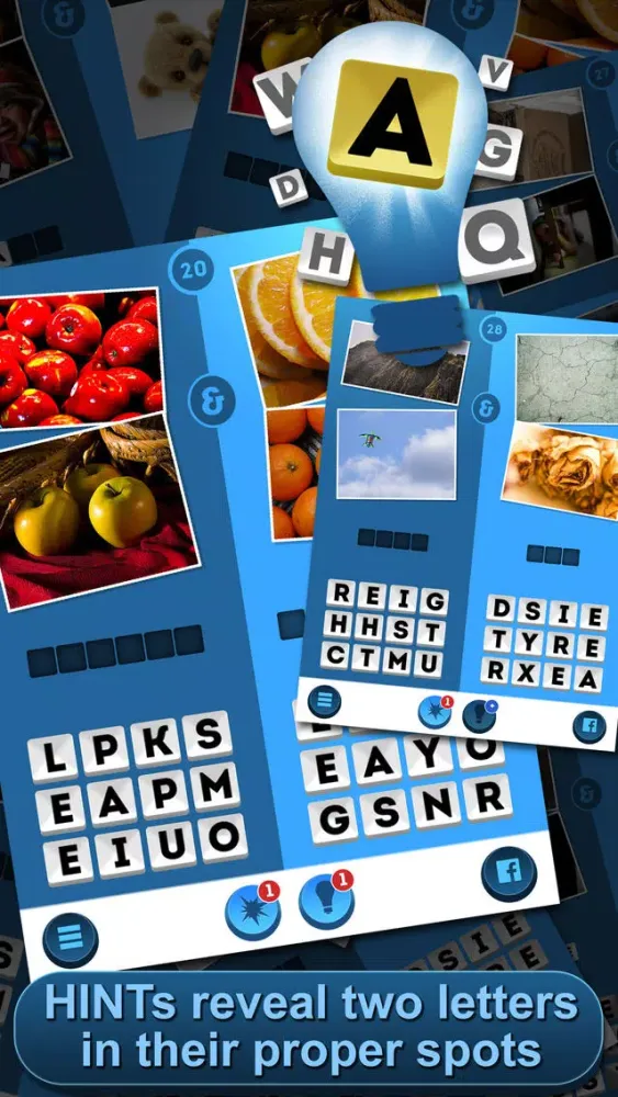 Tangkapan skrin This & That - A Word and Picture Puzzle Game