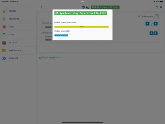 PRO.FILE FLEX iPad 应用截图