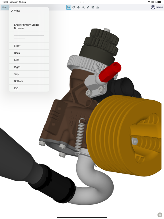 Zrzuty ekranu PRO.FILE FLEX 3D iPad 