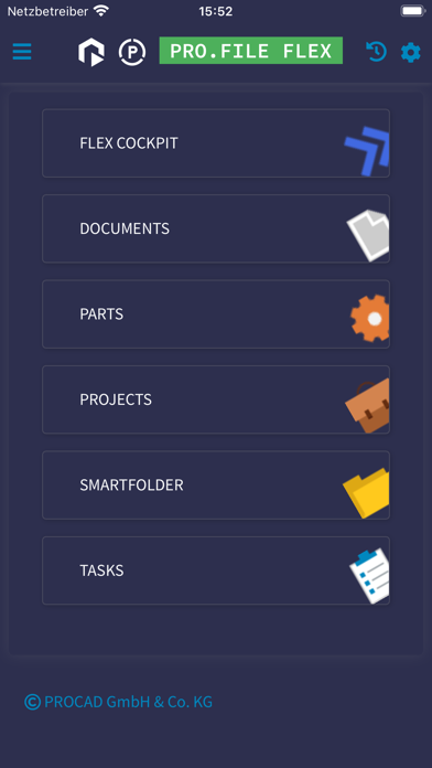 Zrzuty ekranu PRO.FILE FLEX 3D