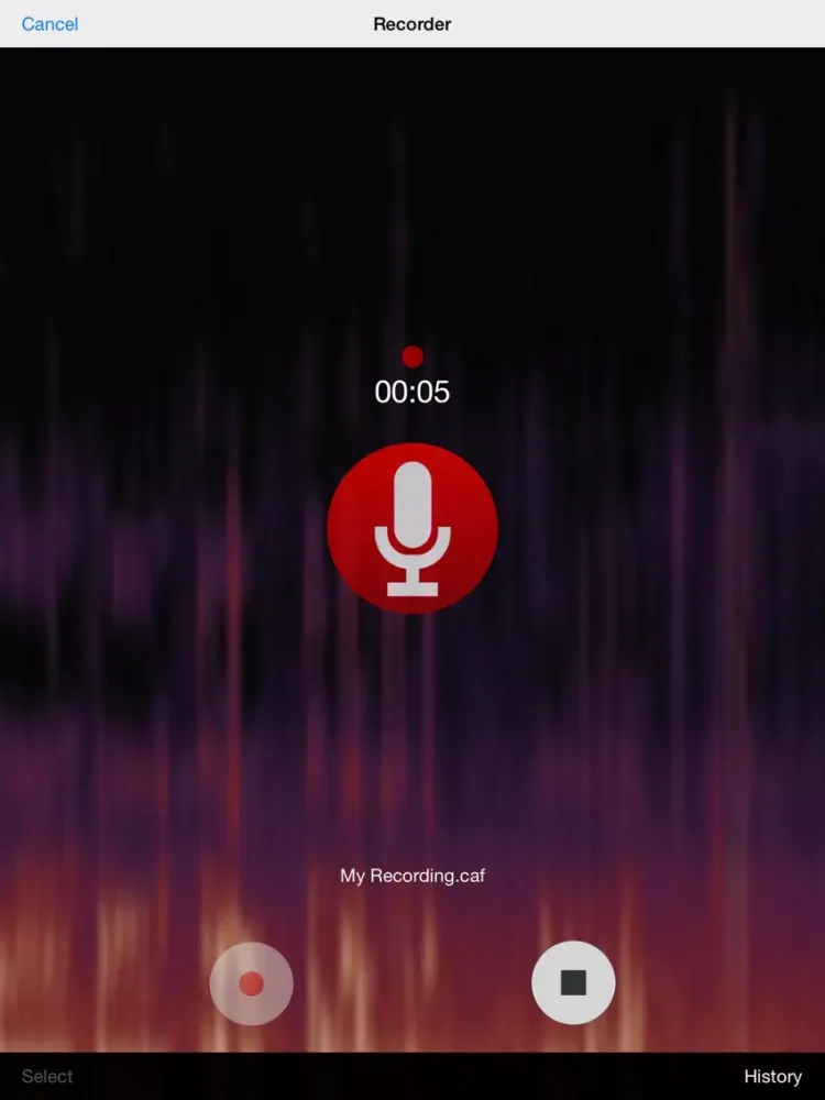 Capturas de tela do Ringtone DIY iPad 