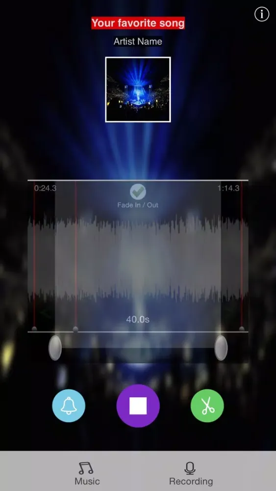 Capturas de tela do Ringtone DIY