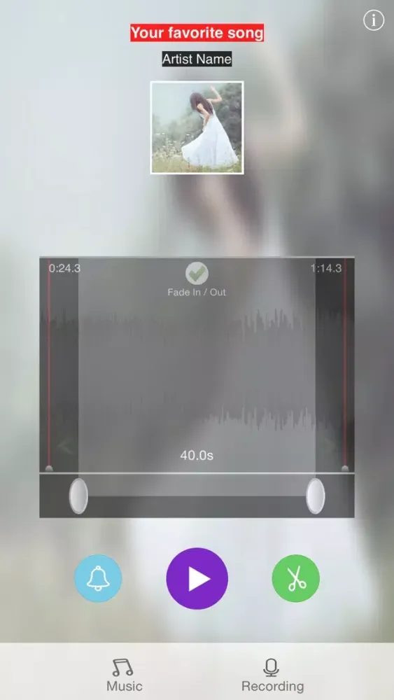 Capturas de tela do Ringtone DIY
