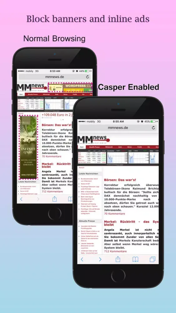 صور Casper anti-ads: remove ads and media, super fast browsing