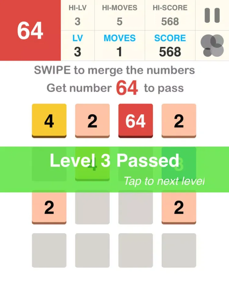ภาพหน้าจอของ Flappy 2048 - From 2 to 65535 iPad 