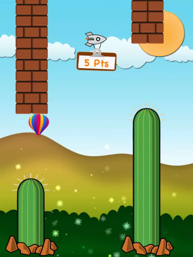 Capturas de pantalla de Flappy Balloon - The Journey FREE iPad 