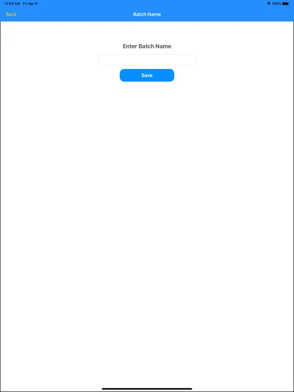 Tangkapan layar RXL WAREHOUSE iPad 