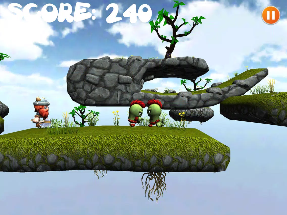 Capturas de tela do Axe Viking Run - Ninja Dragon Hunter iPad 