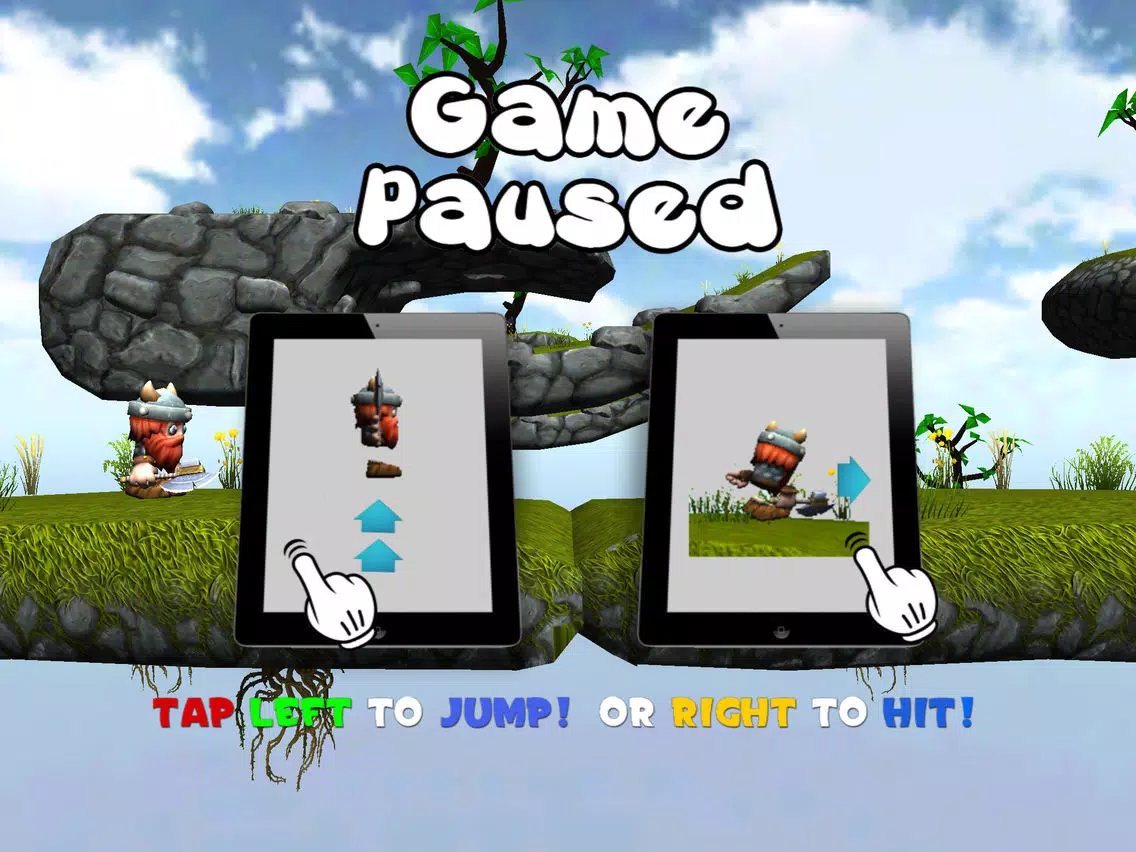 Capturas de tela do Axe Viking Run - Ninja Dragon Hunter iPad 