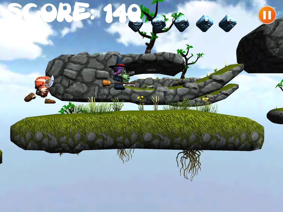 Axe Viking Run - Ninja Dragon Hunter iPad  स्क्रीनशॉट