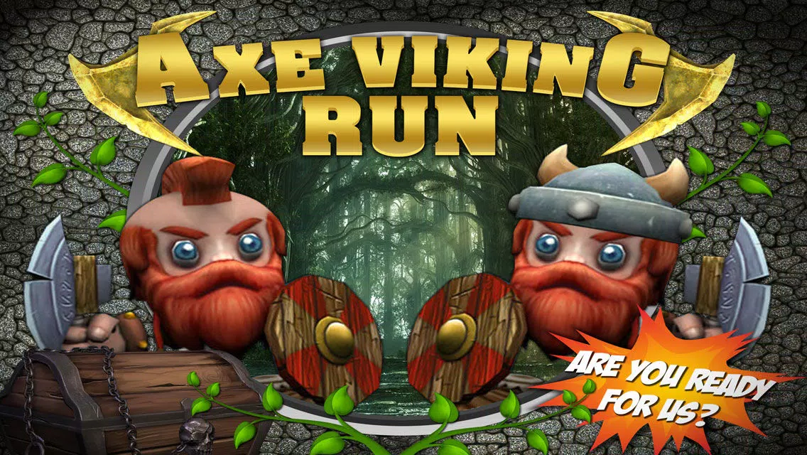 Capturas de tela do Axe Viking Run - Ninja Dragon Hunter