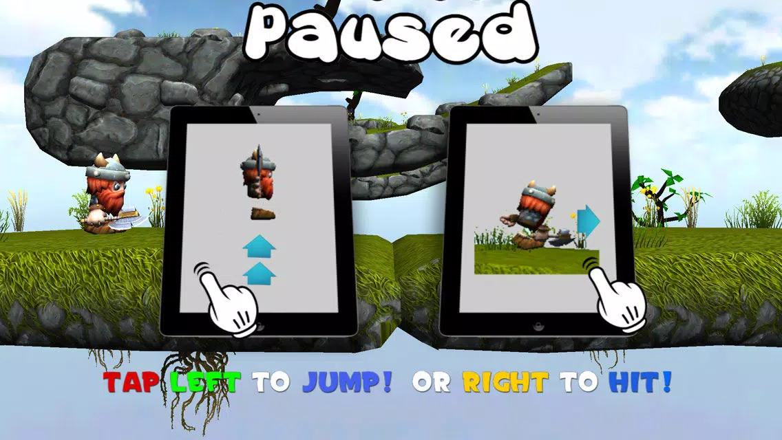 Capturas de tela do Axe Viking Run - Ninja Dragon Hunter