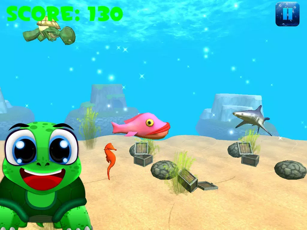 Capturas de tela do Adventure Of Flip The Turtle iPad 