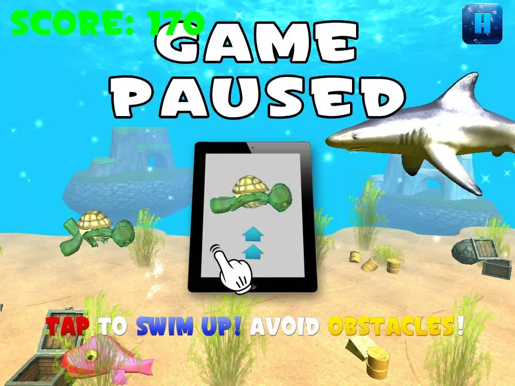 Capturas de tela do Adventure Of Flip The Turtle iPad 