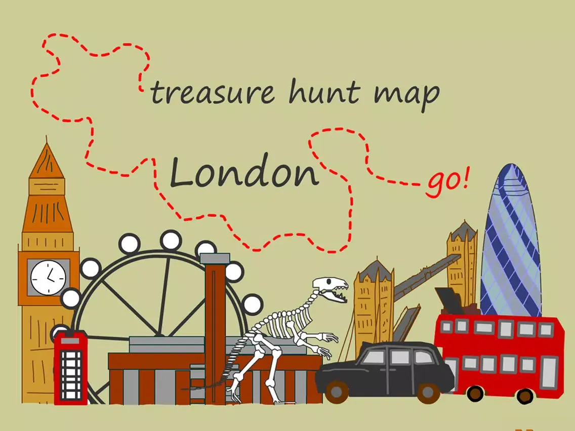 Treasure Hunt Map London iPad  Ekran Görüntüleri