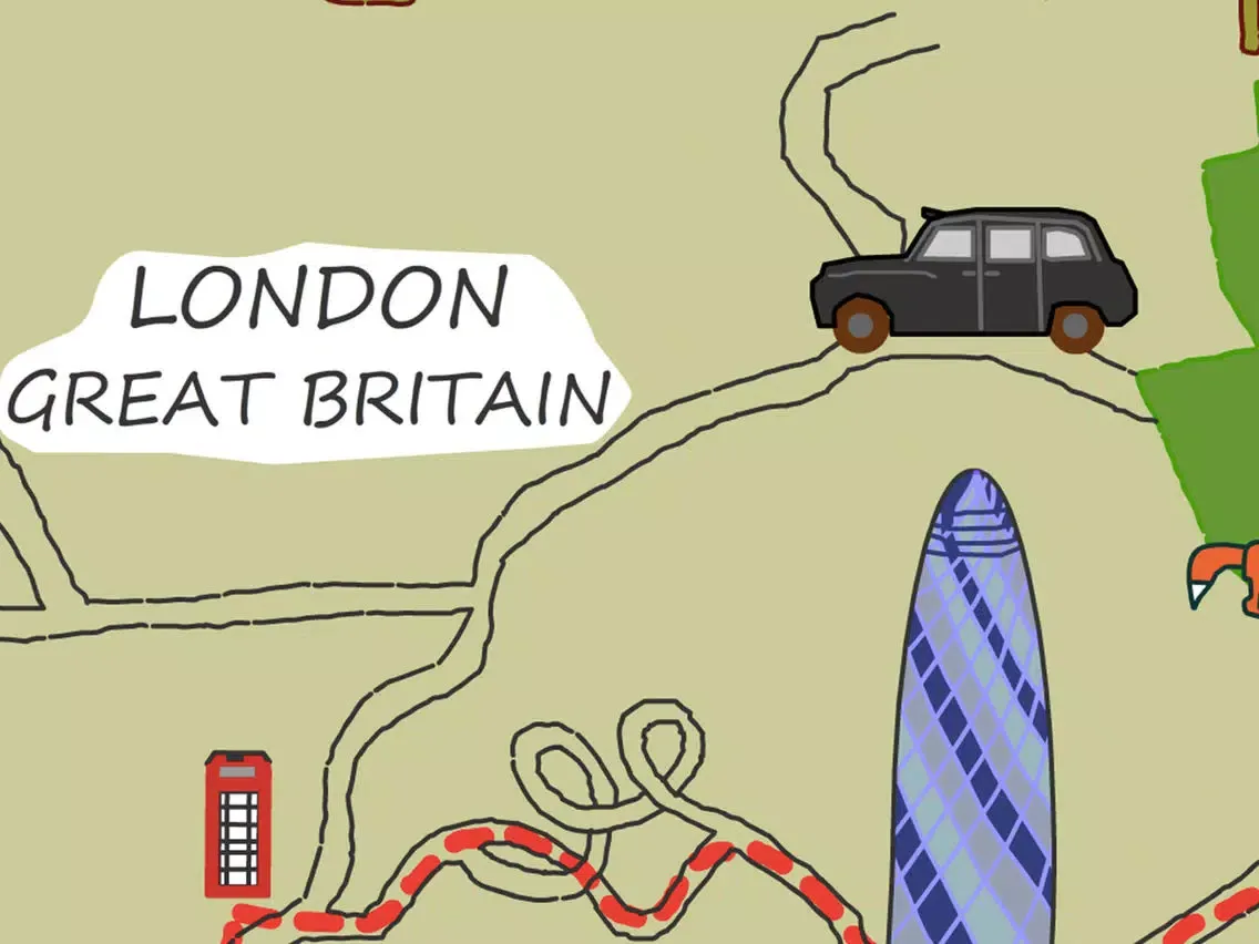 Treasure Hunt Map London iPad  Ekran Görüntüleri
