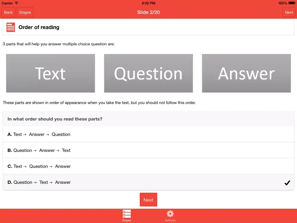 Ảnh chụp màn hình của IELTS High Score Tips iPad 