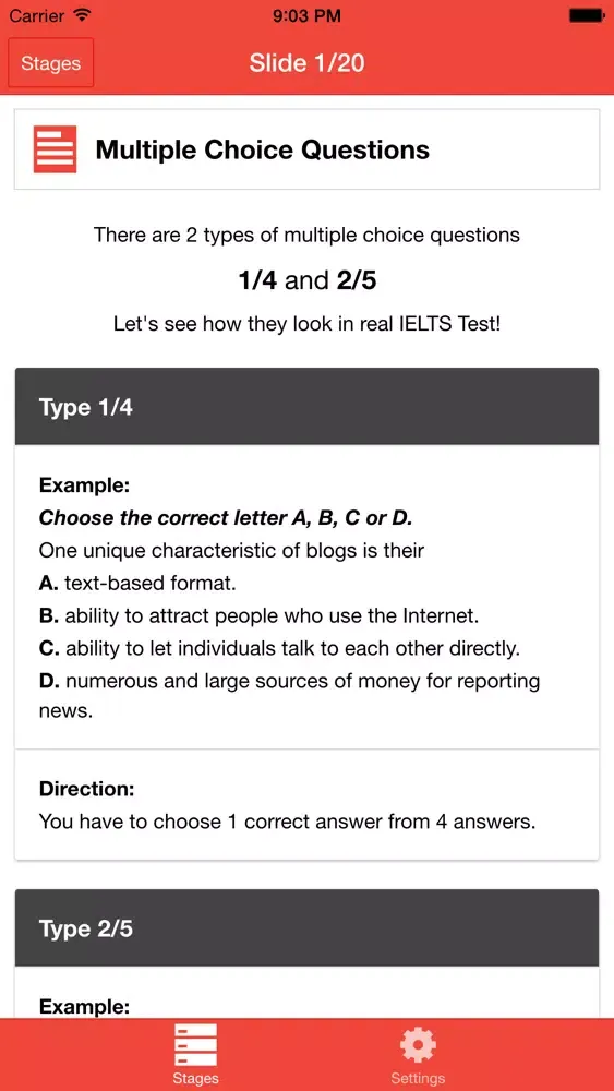 Ảnh chụp màn hình của IELTS High Score Tips