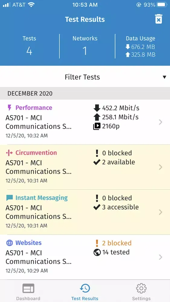 Network Analyzer Censorship Ekran Görüntüleri