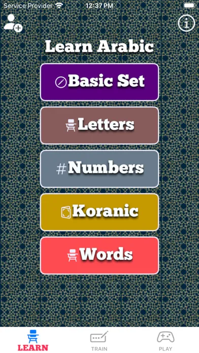 Arabic Learn and Train Screenshots